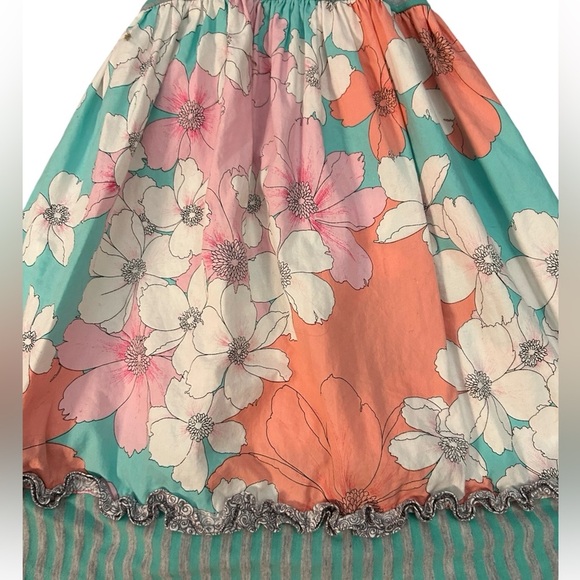 Bonnie Jean Floral Boho Dress with Bow Size 10 - Picture 4 of 7